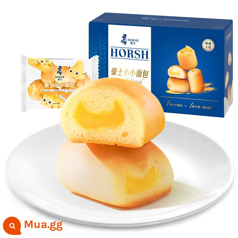 Haoshi Bánh mì nhỏ Sandwich Bánh ăn sáng Giảm cơn đói Bữa ăn nhanh Đồ ăn nhẹ Sức khỏe dinh dưỡng Đồ ăn lười FCL - [Khoảng 10 gói, khoảng 55 miếng nhỏ] Bánh mì mini Haoshi 380g*1 hộp