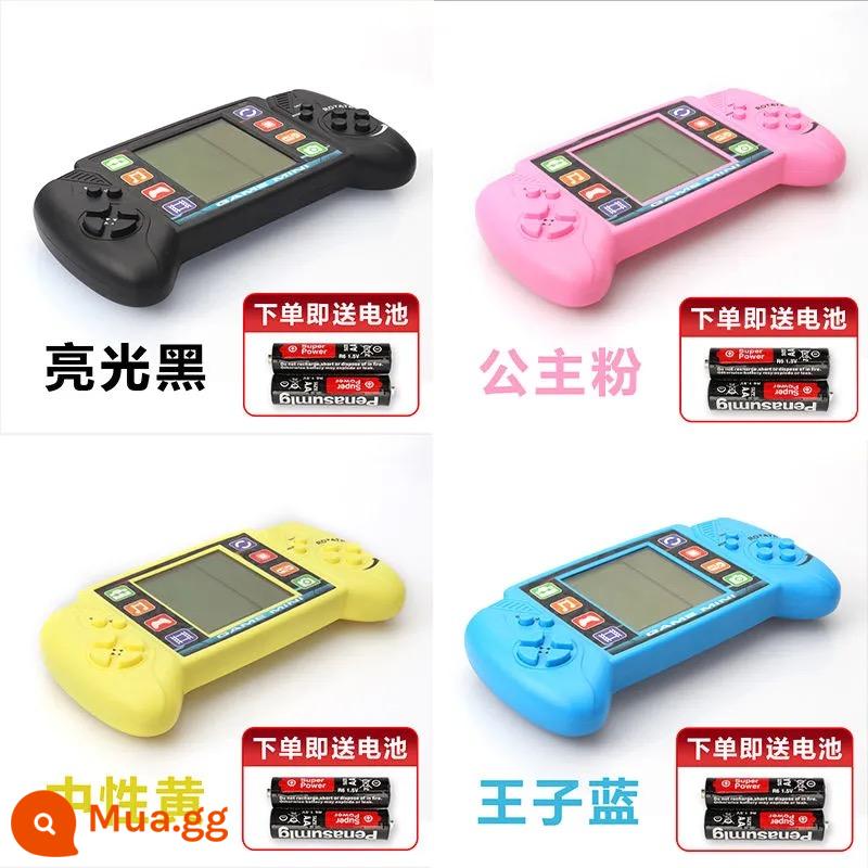 Máy chơi game Tetris màn hình siêu lớn 5 inch con rắn tham lam cầm tay 8090 hoài cổ cổ điển đồ chơi trẻ em - Máy chơi game màn hình 3,5 inch đi kèm pin AA