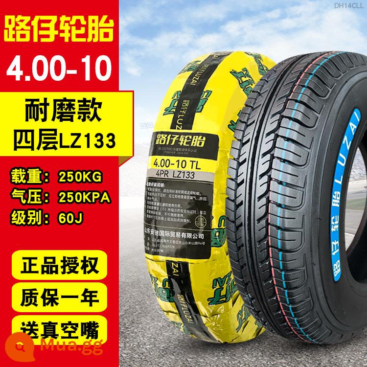 Chaoyang Tyre 4.00/4.50-10 xe điện 4 bánh xe tay ga dành cho người lớn 400/450-10 lốp ngoài không săm lốp - 4.00-10 Lốp không săm chống mài mòn Luzai