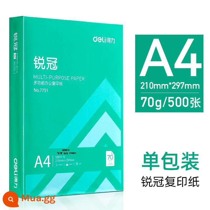 Giấy in Shurong A4 giấy photocopy giấy trắng 70g nguyên hộp 5 gói Giấy A4 500 tờ giấy in a4 văn phòng 80g - [Tiết kiệm] Sharp Crown 70g | 500 tờ