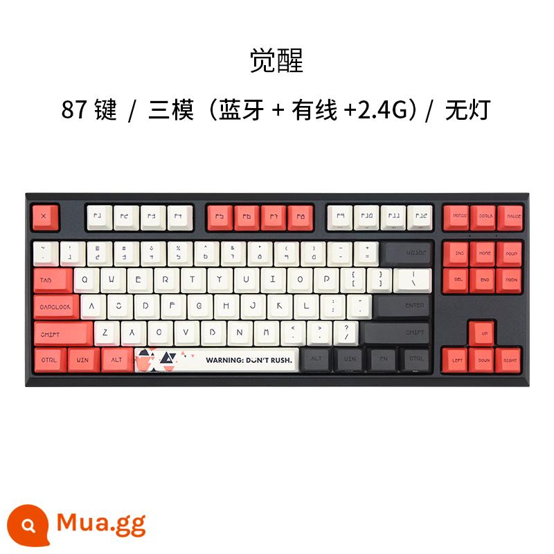 Varmilo Amilo Gương Đánh Thức Nằm Bàn Phím Cơ 3 Chế Độ Bluetooth 2.4G Trò Chơi Văn Phòng 108/87 - [Thức tỉnh] Ba chế độ (có dây + Bluetooth + bộ chuyển đổi) 87 phím