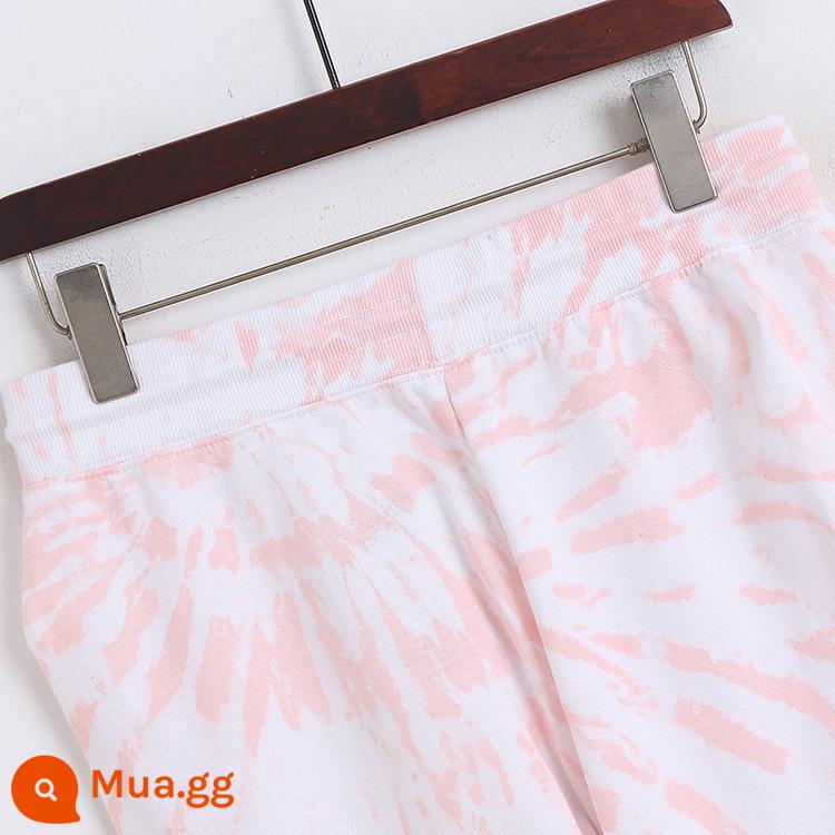 Thương mại nước ngoài cộng với phim hoạt hình nhung dễ thương cổ tròn cotton dày T-quần phù hợp với rộng và mỏng kín miệng quần âu in đầy đủ cho phụ nữ để giảm tuổi - quần màu hình ảnh