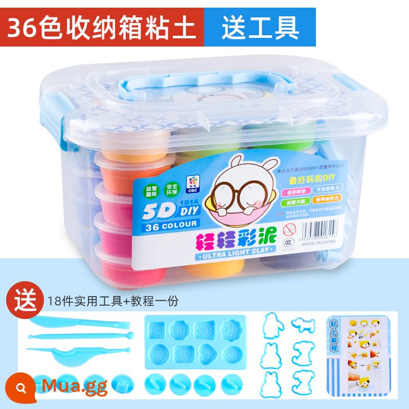 36 màu không gian màu bùn 12 màu đất siêu nhẹ đồ chơi trẻ em plasticine gói nhỏ an toàn màu bùn miễn phí vận chuyển - Hộp đựng sang trọng (36 màu) Không tham gia sự kiện