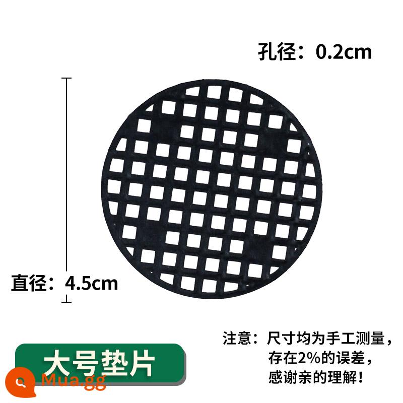 Đáy chậu hoa mọng nước Tấm lót lỗ đáy lưới Đệm lưới đáy chống rò rỉ Đất lưới thoáng khí Đệm lưới đáy - 4,5CM 50 miếng [siêu phải chăng]