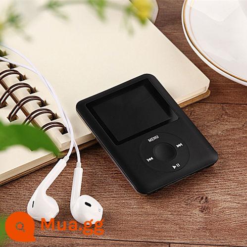 mp3 phiên bản sinh viên Máy nghe nhạc mp4 Walkman học sinh nội trú nghe bài hát p3 nhỏ học tập đặc biệt thẻ cắm ngoài - đen