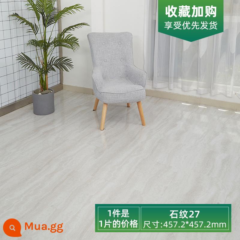 Miếng dán sàn tự dính sàn nhựa pvc da sàn xi măng đặt trực tiếp keo dán sàn dày chống mài mòn chống thấm sàn thảm dán sàn - Mẫu đá 27/mỗi viên là giá 1 viên