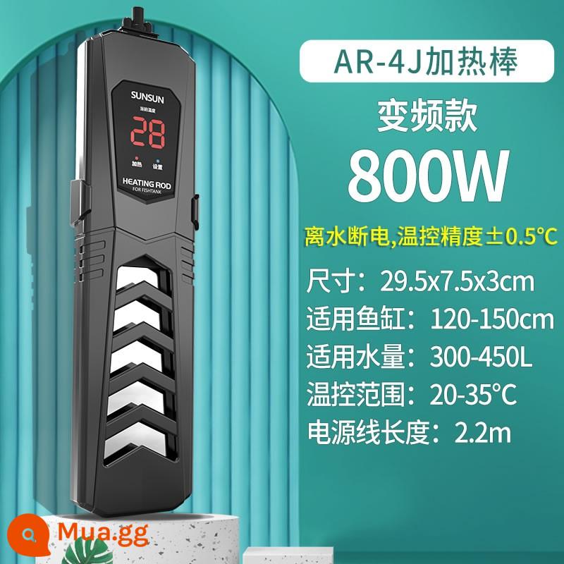 Sensen Rồng Đỏ Trụ Thanh Sưởi Ấm Tự Động Nhiệt Độ Không Đổi Bể Cá PTC Chuyển Đổi Tần Số Tiết Kiệm Năng Lượng Rùa Nóng 1000W - Model tiết kiệm điện chuyển đổi tần số thông minh Phantom 800W (Áp dụng cho 120-150cm) AR-4J