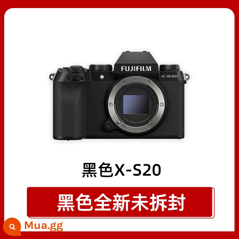 Máy ảnh một mắt siêu nhỏ cổ điển Fuji X-T5 quay video 6K HD chống rung năm trục nâng cấp xt4 18-55 16-80xh2 - X-S20 màu đen