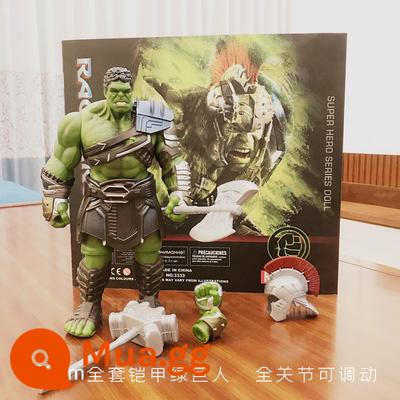 Lớn Hulk Hulk Hulk Avengers Mô Hình Chung Di Động Mô Hình Anime Búp Bê Vật Trang Trí Đồ Chơi - Bộ Hulk bọc thép đầy đủ 30cm (bán chạy)