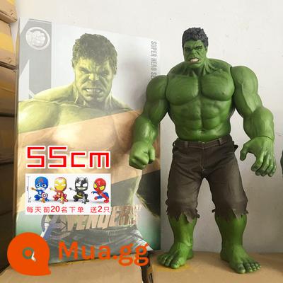 Lớn Hulk Hulk Hulk Avengers Mô Hình Chung Di Động Mô Hình Anime Búp Bê Vật Trang Trí Đồ Chơi - Hulk 55 cm (bán chạy)