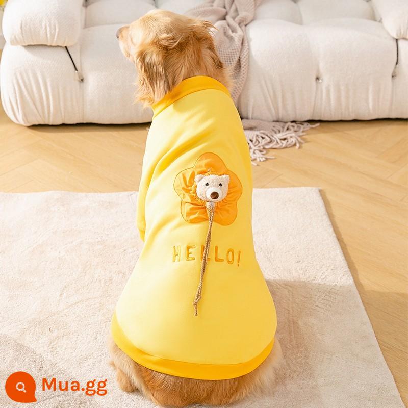 Mùa Đông Golden Retriever Lông Chó Lớn Quần Áo Thu Đông Border Collie Shiba Inu Samora Labrador Chó Vừa Và Lớn Mùa Đông - Phong cách thu đông mới #gấu vàng