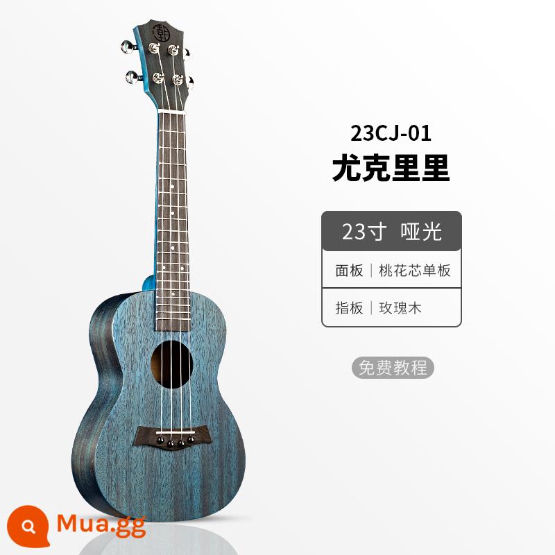 Đàn Ukulele bé gái mới bắt đầu bảng đơn nhập cảnh trẻ em người lớn đàn guitar nhỏ 23 inch đàn Ukulele nam sinh viên - Model F3 23 inch xanh da trời + đầy đủ phụ kiện + túi đựng đàn