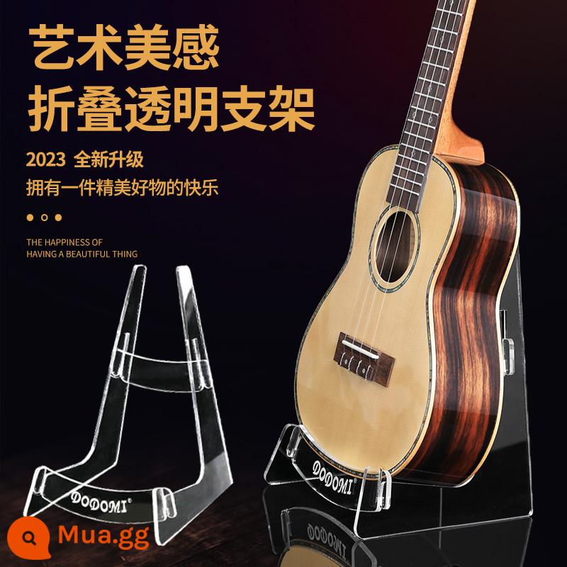 Đàn Guitar Kệ Gỗ Chắc Chắn Sàn Đứng Bass Đứng Đàn Ukulele Đứng Có Thể Tháo Rời Hình Chữ L Mang Theo - Nhập khẩu đàn violin ukulele trong suốt có độ phân giải cao acrylic