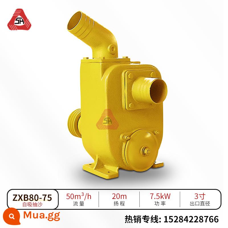 Máy bơm cát ngang chịu mài mòn nhỏ Máy bơm cát đáy sông loại bỏ bùn điện động cơ diesel 3 inch 4 inch 8 bùn tự mồi hộ gia đình 6 - Đầu áp suất bơm cát tự mồi ZXB (3 inch)