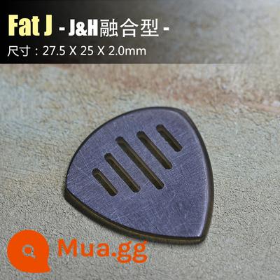 GEARXXX mới KAMEN PICK guitar điện bass mái chèo chuyên nghiệp được đánh bóng bằng tay chống trơn trượt chống mài mòn - Fat J (Jazz tổng hợp) 2.0mm