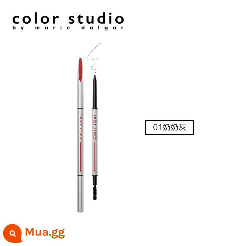 Studio màu/Mary Dalgar Color Studio Sketch Natural Fine Eyebrow Pencil - 01Bà Grey