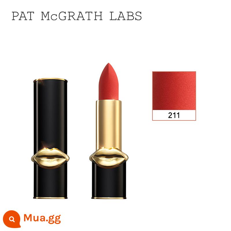 PAT MCGRATH LABS clarinet sương mù mềm mại không kéo khô làm trắng tăng cường son môi son môi 4g - 211 quả cam trêu chọc