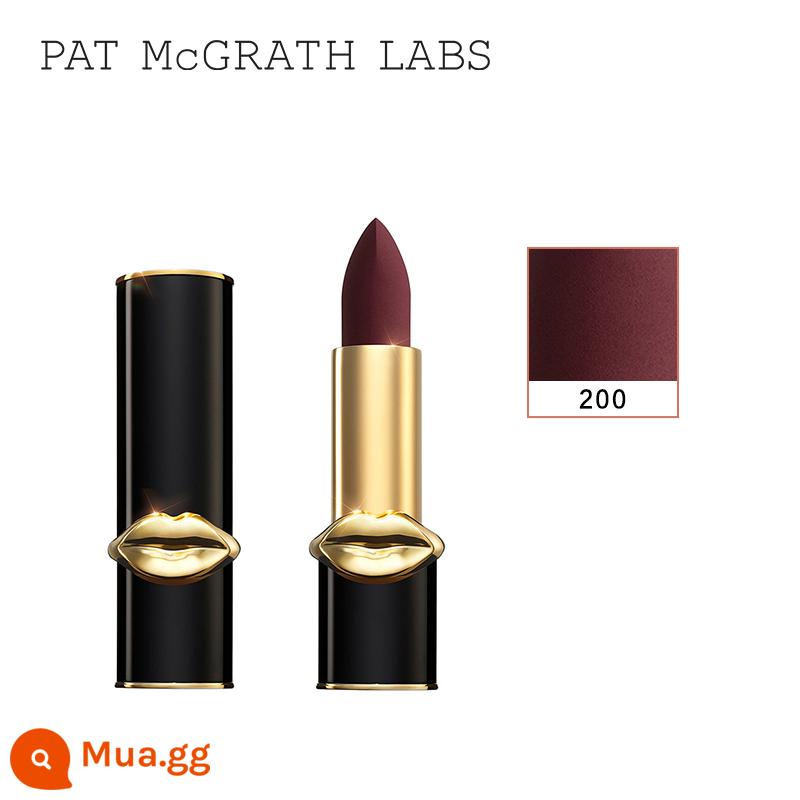 PAT MCGRATH LABS clarinet sương mù mềm mại không kéo khô làm trắng tăng cường son môi son môi 4g - 200 đỏ tía