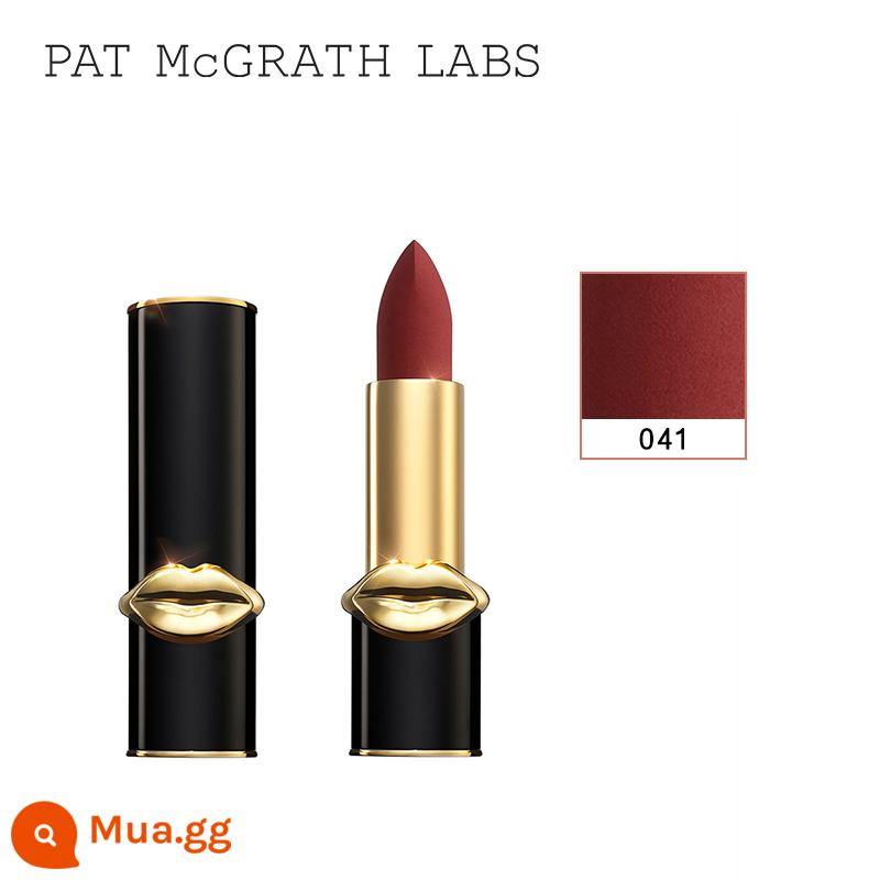 PAT MCGRATH LABS clarinet sương mù mềm mại không kéo khô làm trắng tăng cường son môi son môi 4g - 041 khí chất đỏ thẫm