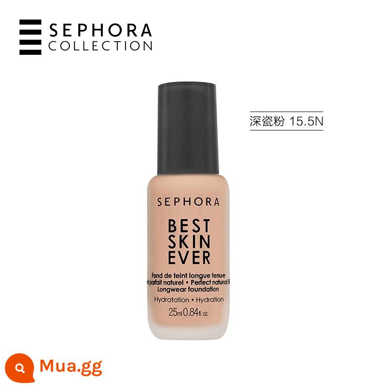 Sephora/Sephora Beauty Flawless Liquid Foundation Kem Nền Dưỡng Ẩm Che Khuyết Điểm Trang Điểm Lâu Trôi Hàng Chính Hãng - 25ml, bột sứ đen 15.5N