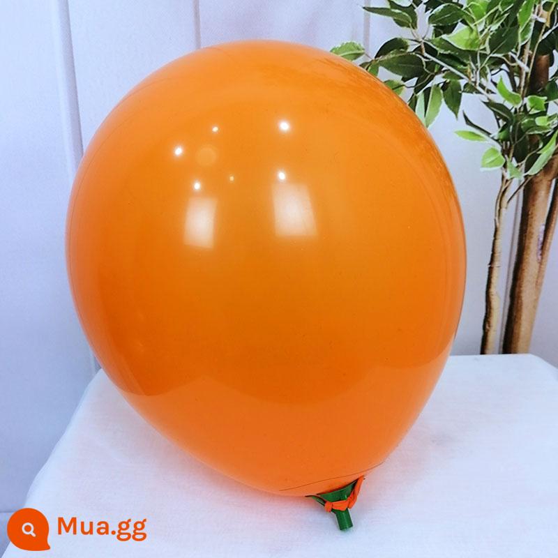 Đồ chơi trẻ em bong bóng chống cháy nổ dày 3,2 gram 12 inch trung tâm mua sắm mẫu giáo trang trí sự kiện đám cưới bố trí cảnh - Cam 3.2g 100 máy bơm không khí