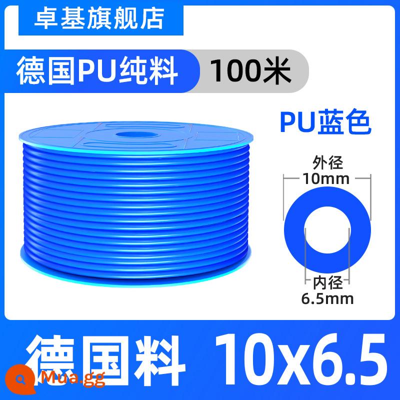 PU khí quản vòi cao cấp không khí chống cháy nổ máy bơm không khí 6/4/10/12/16/8mm ống khí nén trong suốt - 100 mét PU10X6.5 Chất liệu xanh của Đức chịu áp lực 12kg