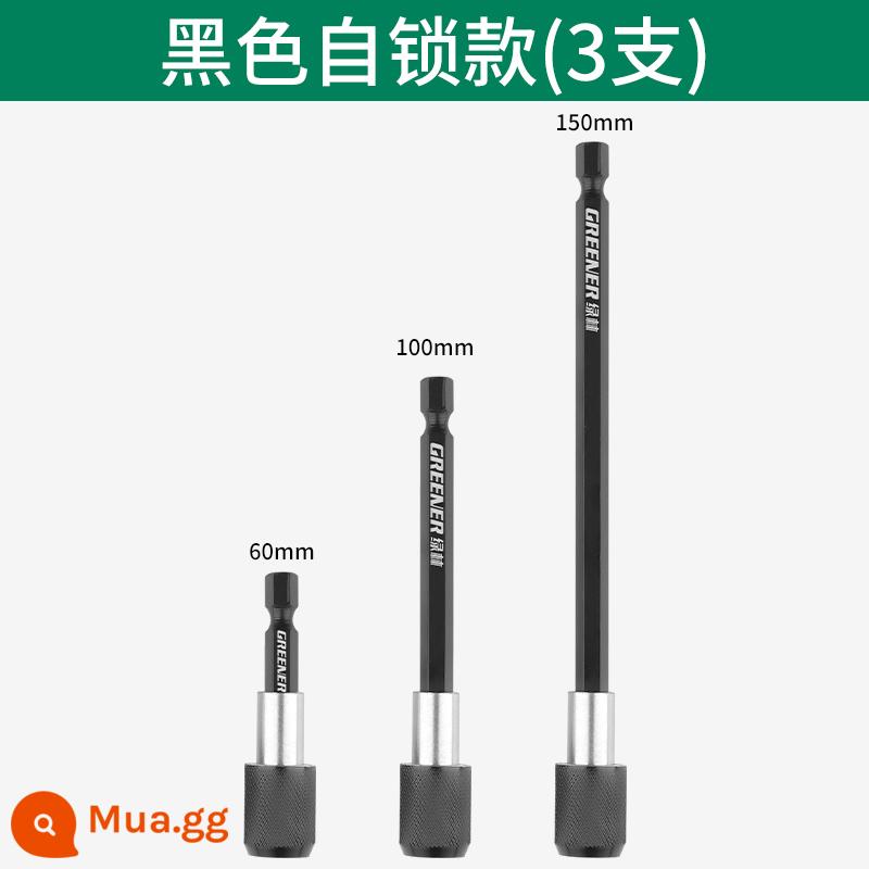 Bộ tua vít điện lục giác đầu lục giác rừng xanh đặc biệt mở rộng tua vít khí nén công nghiệp siêu cứng S2 - [60+100+150mm] Bộ chốt tự khóa tháo nhanh