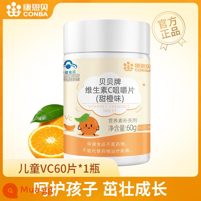 Viên nhai Conba Vitamin C VC100 viên bổ sung vitamin C cho người lớn chính hãng nhóm B VBVE dành cho nam và nữ - Máy tính bảng VC60 dành cho trẻ em