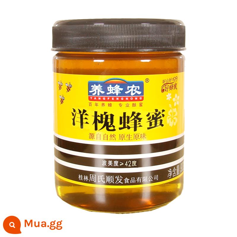 Người nuôi ong của Zhou Mật ong của Zhou 900g đóng chai nguyên chất tự nhiên đích thực trang trại mật ong trăm hoa mật ong đất - 900 gram mật ong keo (loại tương tự ở siêu thị)