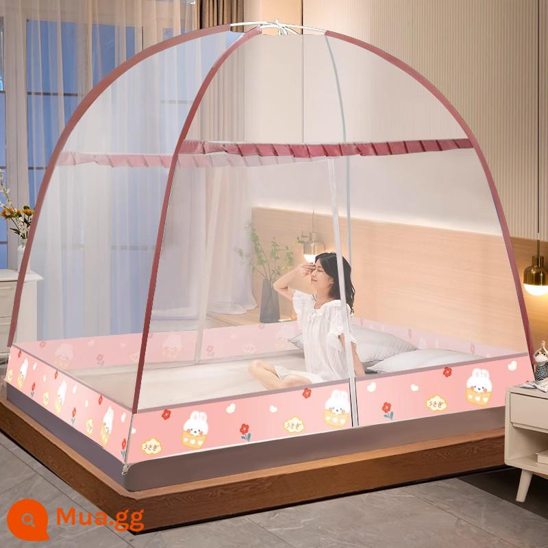 2023 new yurt muỗi mùng nhà lắp đặt miễn phí gấp mùng ký túc xá sinh viên chống rơi trẻ em gấp chống muỗi - Hamster [Mẫu mới rộng hơn và lớn hơn - Loại A không chứa formaldehyde]