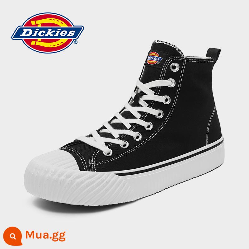 Dickies Giày Vải Nam Ống Cao Mùa Xuân 2023 Giày Nam Xu Hướng Tất Cả Trận Đấu Giày Vải Nam giày Thường - đen