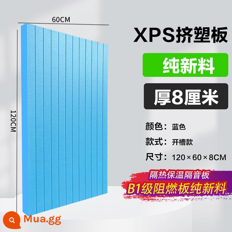 Tiêu chuẩn quốc gia XPS vắt bảng polystyrene B1 -Level FLAME NETARDANT BOODANT VÀ BOLD Tường Mái mật độ cao - Tấm ép đùn chống cháy loại B1 8cm [120*60]