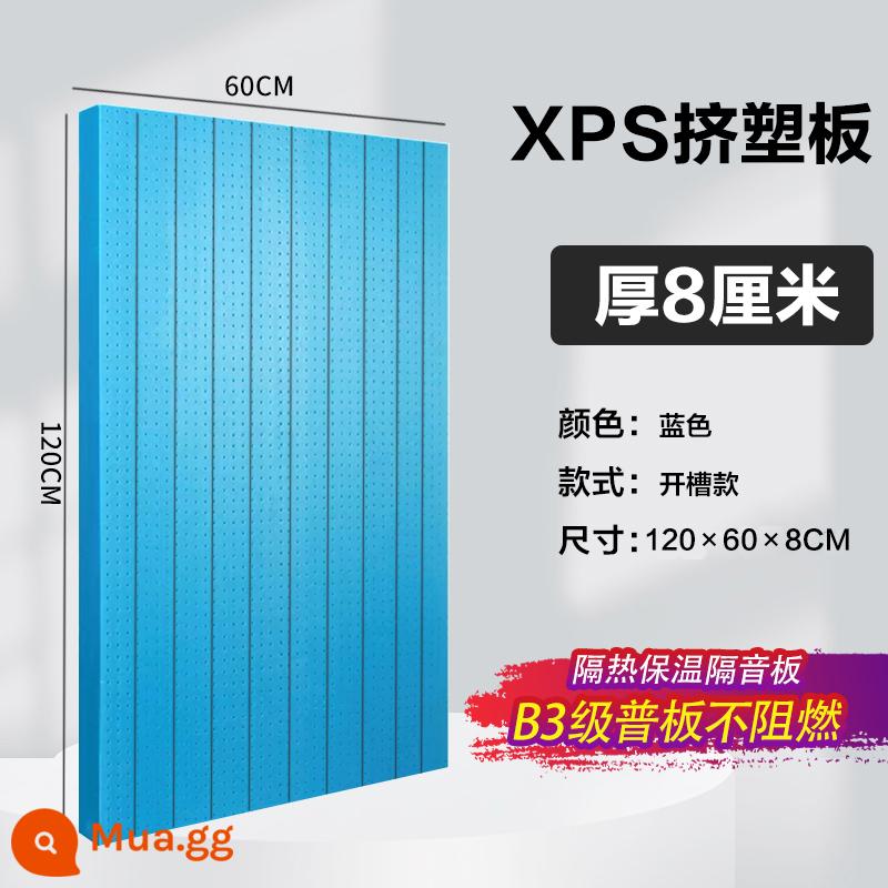 Tiêu chuẩn quốc gia XPS vắt bảng polystyrene B1 -Level FLAME NETARDANT BOODANT VÀ BOLD Tường Mái mật độ cao - Bảng thông thường cấp B3 dày 8cm 7.5[120*60]