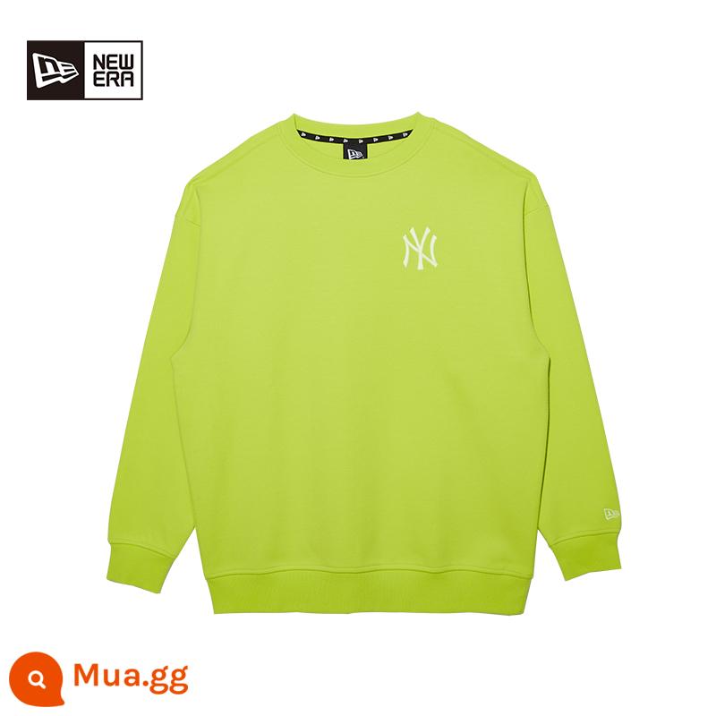 Kỷ Nguyên Mới Yihua MLB Series Cổ Điển Ny Áo Len La Cặp Dài Tay Cổ Tròn Chui Đầu Tất Cả Trận Triều - Huỳnh quang xanh-13350923