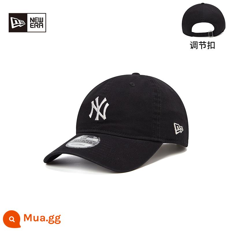 Kỷ Nguyên Mới Yihua Dòng MLB Mùa Xuân Và Mùa Hè Thêu Nhiều Màu Mái Hiên Cong Ny Mũ Bóng Chày Cặp Đôi Áo Chống Nắng Nón Nam Nữ - 13058752 Đội Yankees da đen/New York