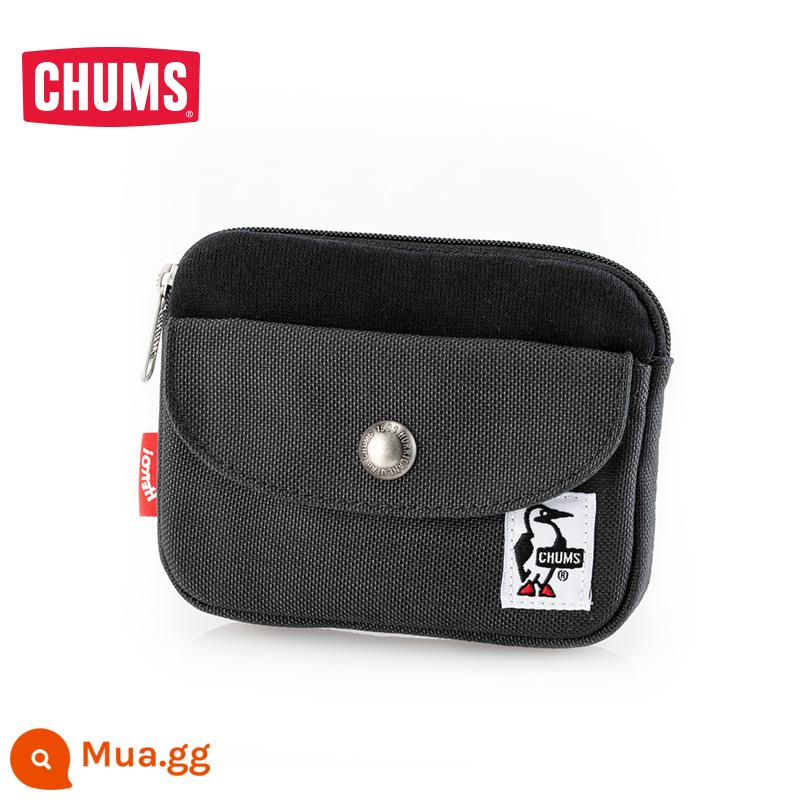 CHUMS/Qaqia Bird Xu hướng Nhật Bản Ngoài trời Thu đông Mới Ví đa năng CH60-2924 - Đen/Than K018