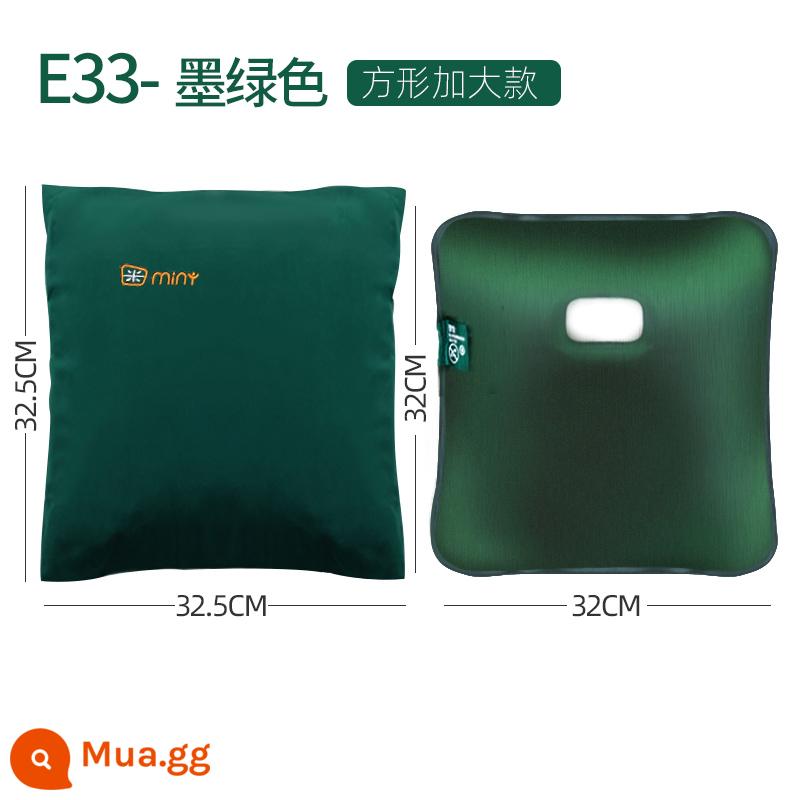 Bàn tay nóng điện mini -Bao Chất nổ Chai nước ấm Băng ấm em bé ấm áp Túi ấm áp Big Bag Bia ấm cúng ấm - E33 Xanh đậm (Mẫu lớn hình vuông)