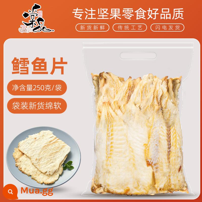 Cá tuyết phi lê 500g phi lê cá nướng khô phi lê cá nướng ăn liền hương vị nguyên bản bà bầu và trẻ em hải sản đồ ăn nhẹ đồ ăn vặt đồ ăn thường Hàng Tết - [Phi lê cá tuyết] nửa catty: trọng lượng tịnh 250g * 1 túi [đặc và ngon]