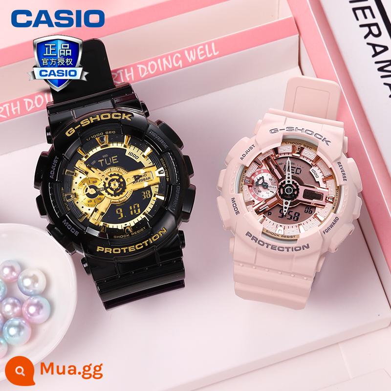 Đồng hồ CASIO nam vàng đen gshock chính hãng trái tim bóng tối Ngộ Không giới hạn nam thần biển GA110GB - 16. Đồng hồ cặp đôi GA-110GB-1APR&GMA-S110MP-4A1 đi kèm balo đeo chéo G-SHOCK