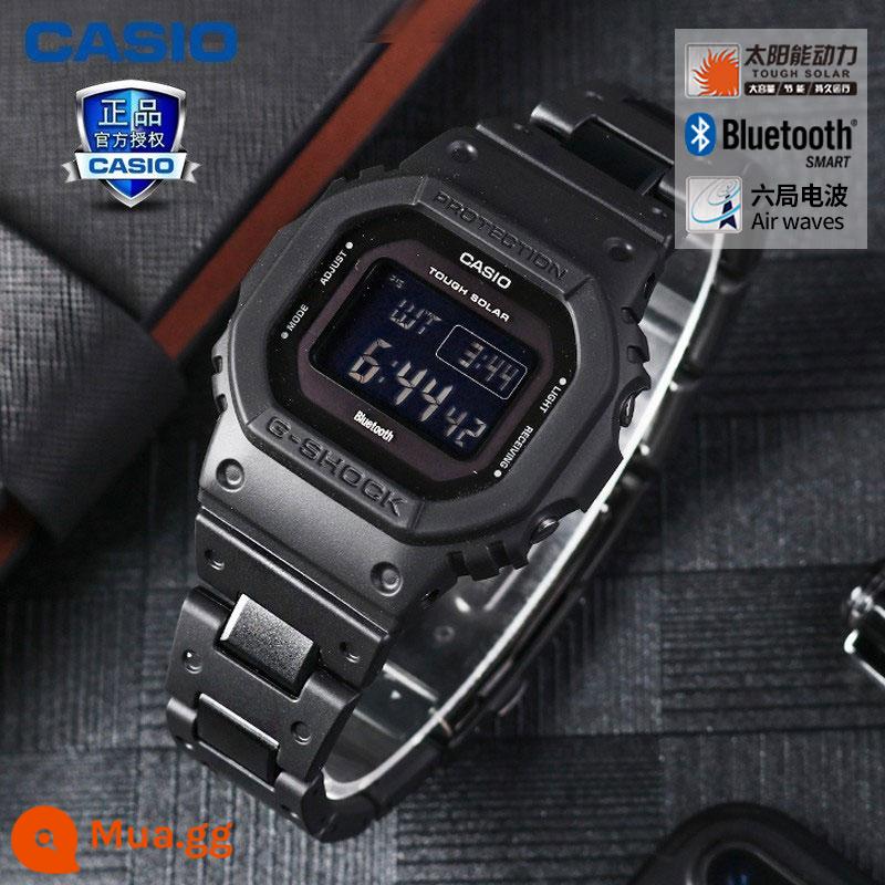 Đồng hồ CASIO mặt vuông nhỏ nam 5610 đầu cứng tim của bóng đêm limited 5600AR sóng điện mặt trời huyết cẩu - GW-B5600BC-1BPR