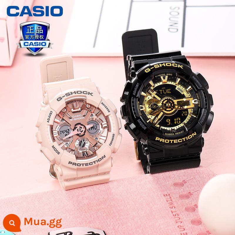 Đồng hồ CASIO nam vàng đen gshock chính hãng trái tim bóng tối Ngộ Không giới hạn nam thần biển GA110GB - 14. Đồng hồ cặp đôi GA-110GB-1APR&GMA-S120MF-4A đi kèm balo đeo chéo G-SHOCK