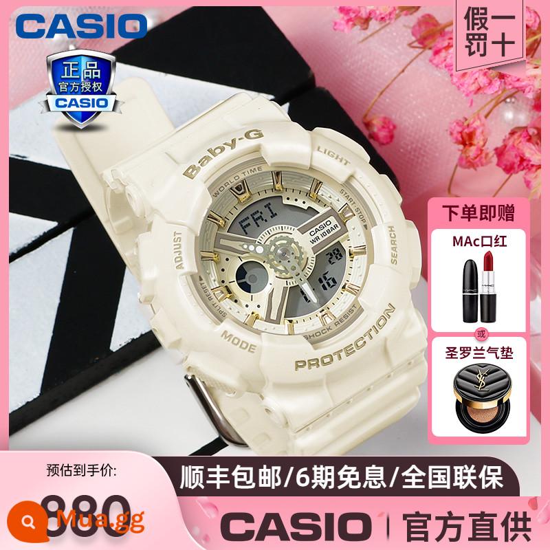 Đồng hồ CASIO nữ babyg kỳ lân bầu trời đầy sao thể thao đồng hồ điện tử gshock bột hoa anh đào GMA-S120 - 8. Khuyến nghị bán chạy Son môi MAc miễn phí BA-110XGA-7A2PR