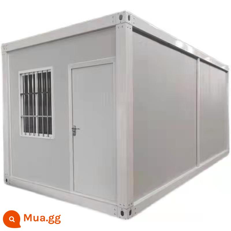 Container nhà di động sống bằng thép nhẹ nhà di động lắp ráp nhà đơn giản khu ký túc xá hộp nhà kính khung tùy chỉnh - Trắng