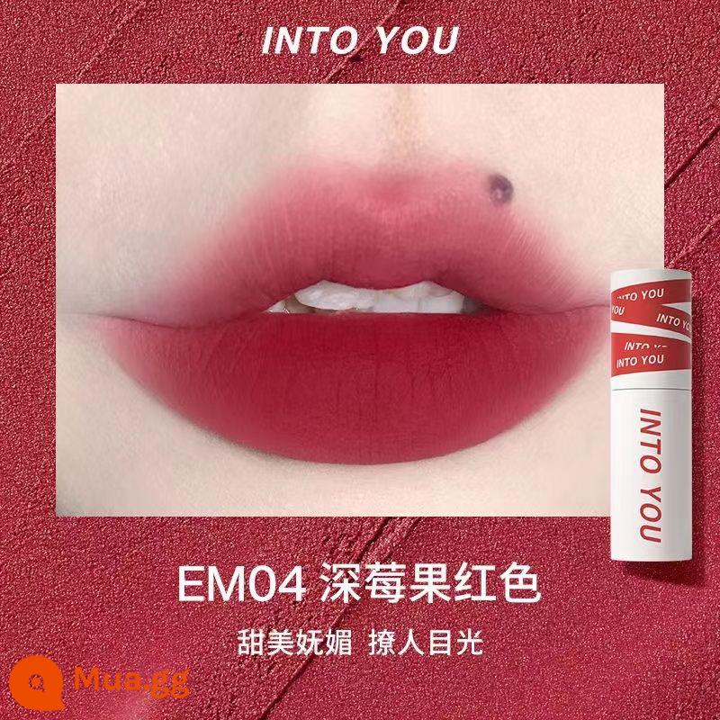 INTO YOU air lip bùn mỏng matte mềm sương nhung son môi men w6 làm trắng sinh viên vàoyouw1 - EM04