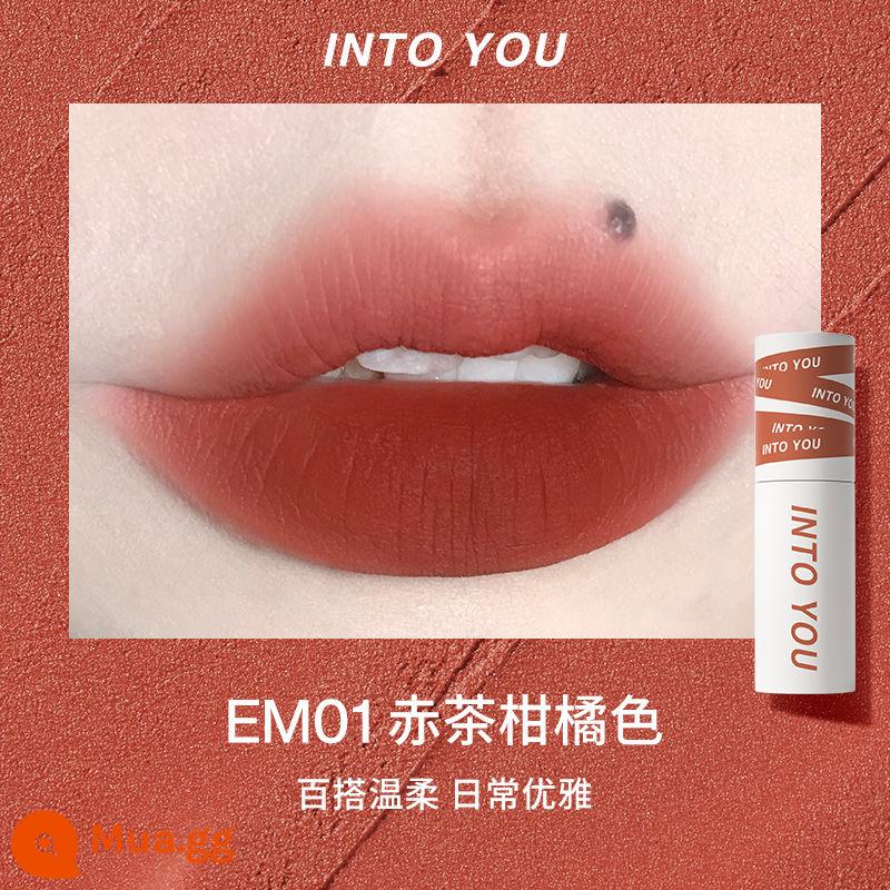 INTO YOU air lip bùn mỏng matte mềm sương nhung son môi men w6 làm trắng sinh viên vàoyouw1 - EM01