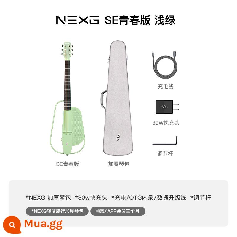 [ENYA Sản phẩm mới] NEXG SE Youth Edition 38 inch Đàn guitar âm thanh thông minh Du lịch Mẫu hộp điện dân gian - Guitar thông minh [Xanh nhạt]