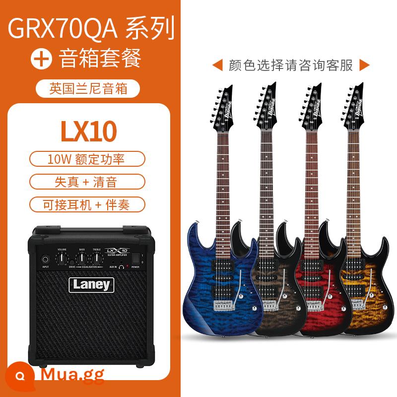 Ibanez Ibanna đàn guitar điện grx40 azes40 31 GRG lắc đơn cho người mới bắt đầu mục nâng cao - [GRX70QA Gói 2] + Loa Lanny Anh