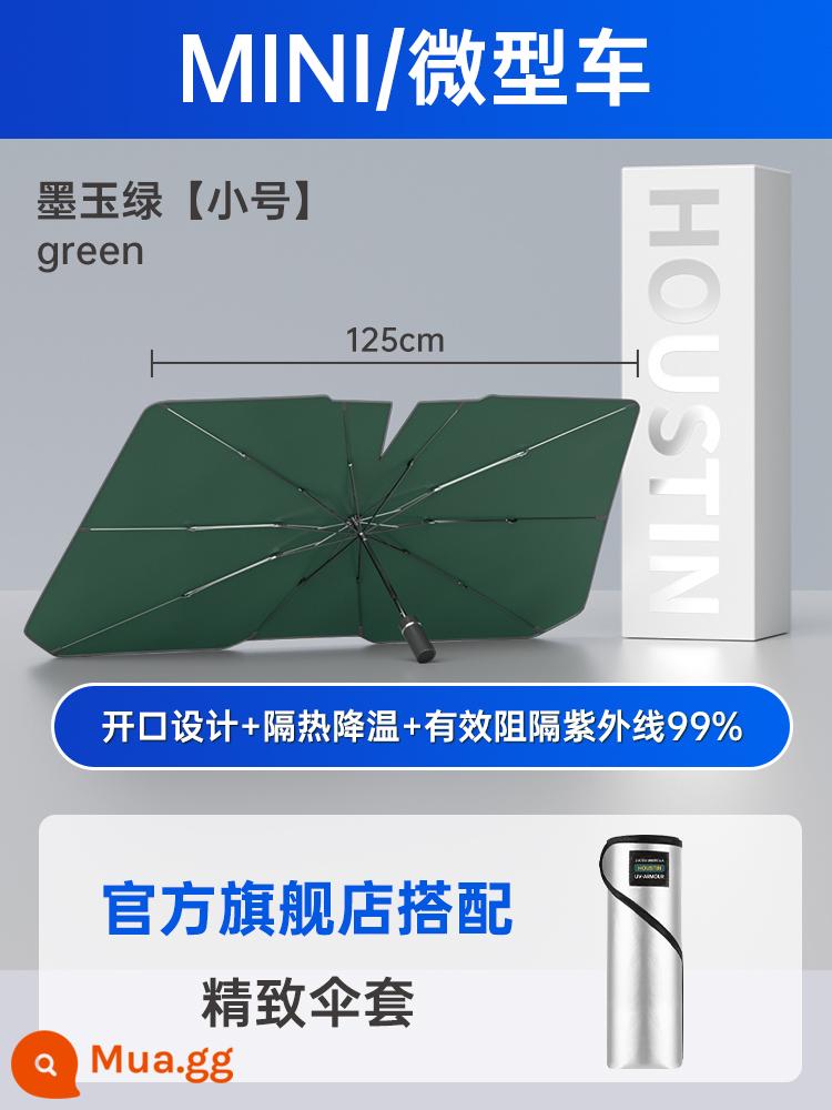 Zuodu tấm che nắng ô tô kem chống nắng cửa sổ nhiệt lá chắn phía trước kính chắn gió ô tô tấm che nắng đặc biệt ô lớn cho xe ô tô - Xanh ngọc đậm[cỡ nhỏ] [Xe mini/xe mini]