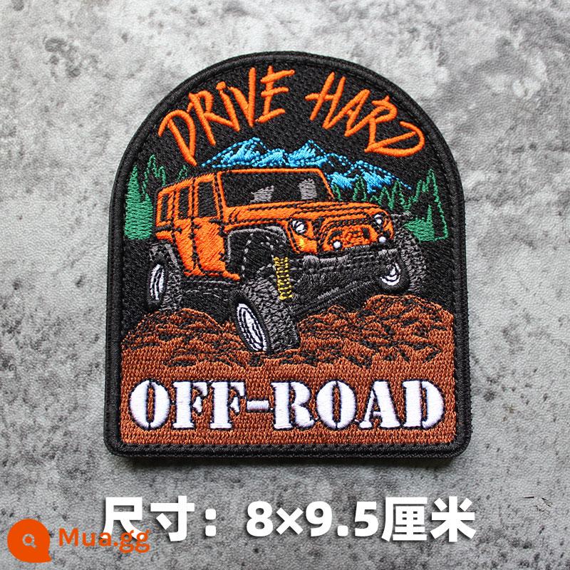 Thêu Velcro Scenic Morale Patch Phiêu lưu ngoài trời Cắm trại Traveller Keo Armband Morale Patch - ĐƯỜNG ĐƯỜNG