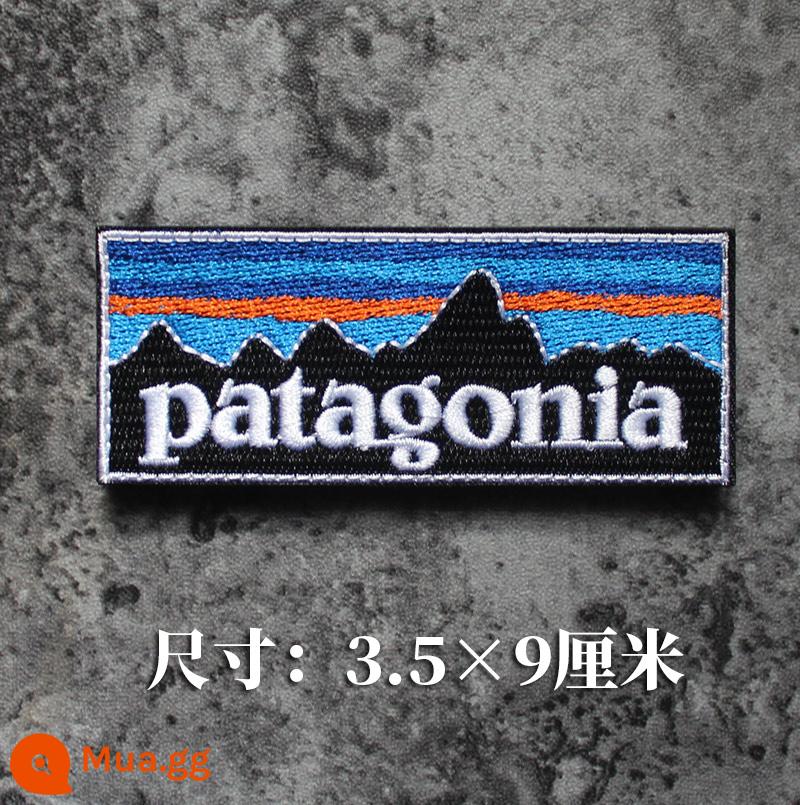 Thêu Velcro Scenic Morale Patch Phiêu lưu ngoài trời Cắm trại Traveller Keo Armband Morale Patch - màu xanh bata